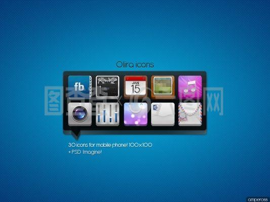 蘋果手機(jī)圖標(biāo)-Olira